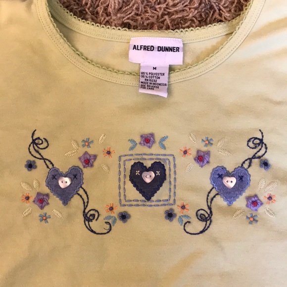 ALFRED DUNNER light green shirt - Picture 2 of 5